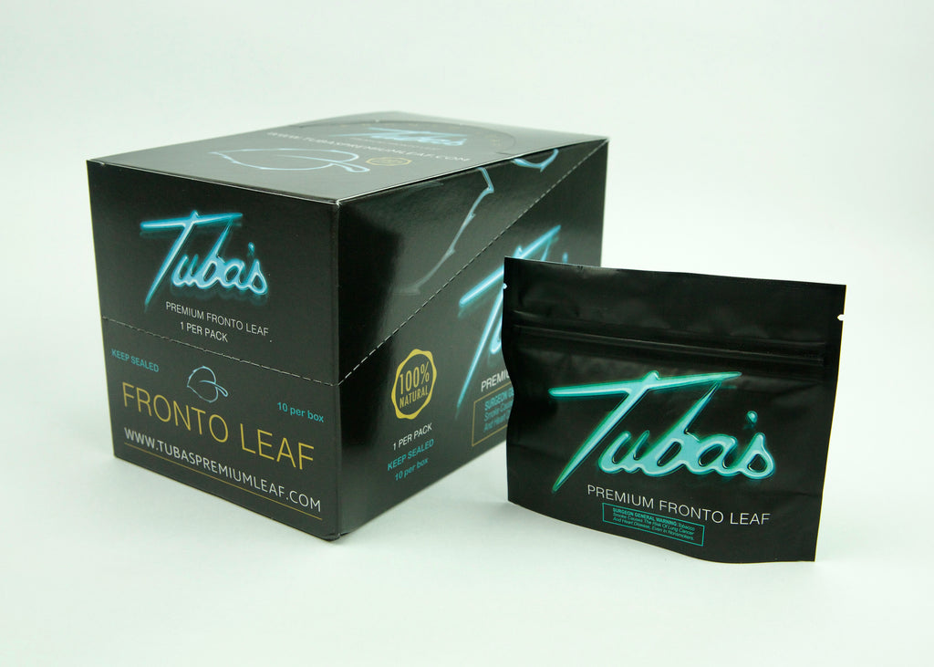 Box of Tuba's Premium Fronto Whole Leaf (8 packages per box) Tubas